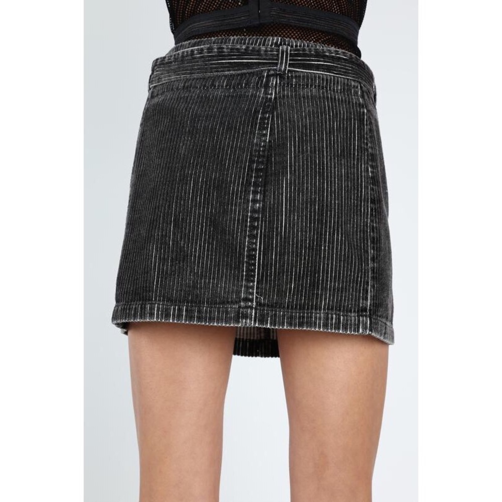 Honey Punch Corduroy Moto Mini Skirt - Picture 7 of 8